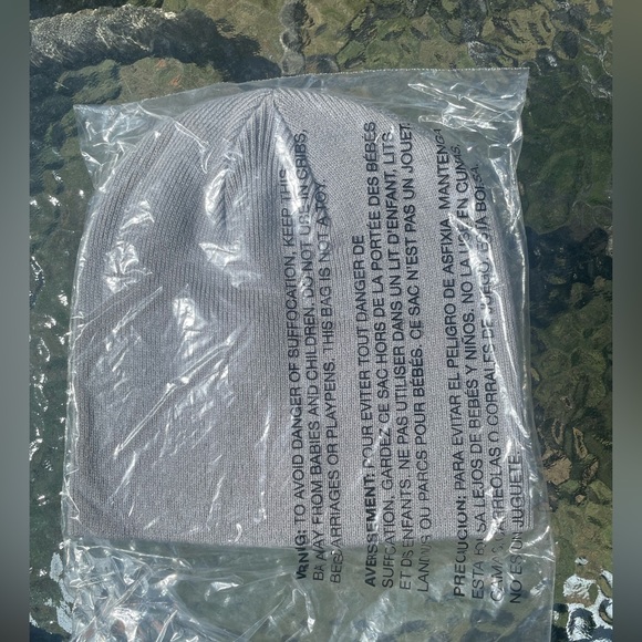 Hurley Icon Staple Beanie Men's One Size Gray Embroidered Logo - Picture 8 of 9